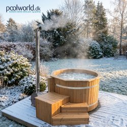 Vildmarksbad Spa Udvendig ovn Thermowood Saml selv